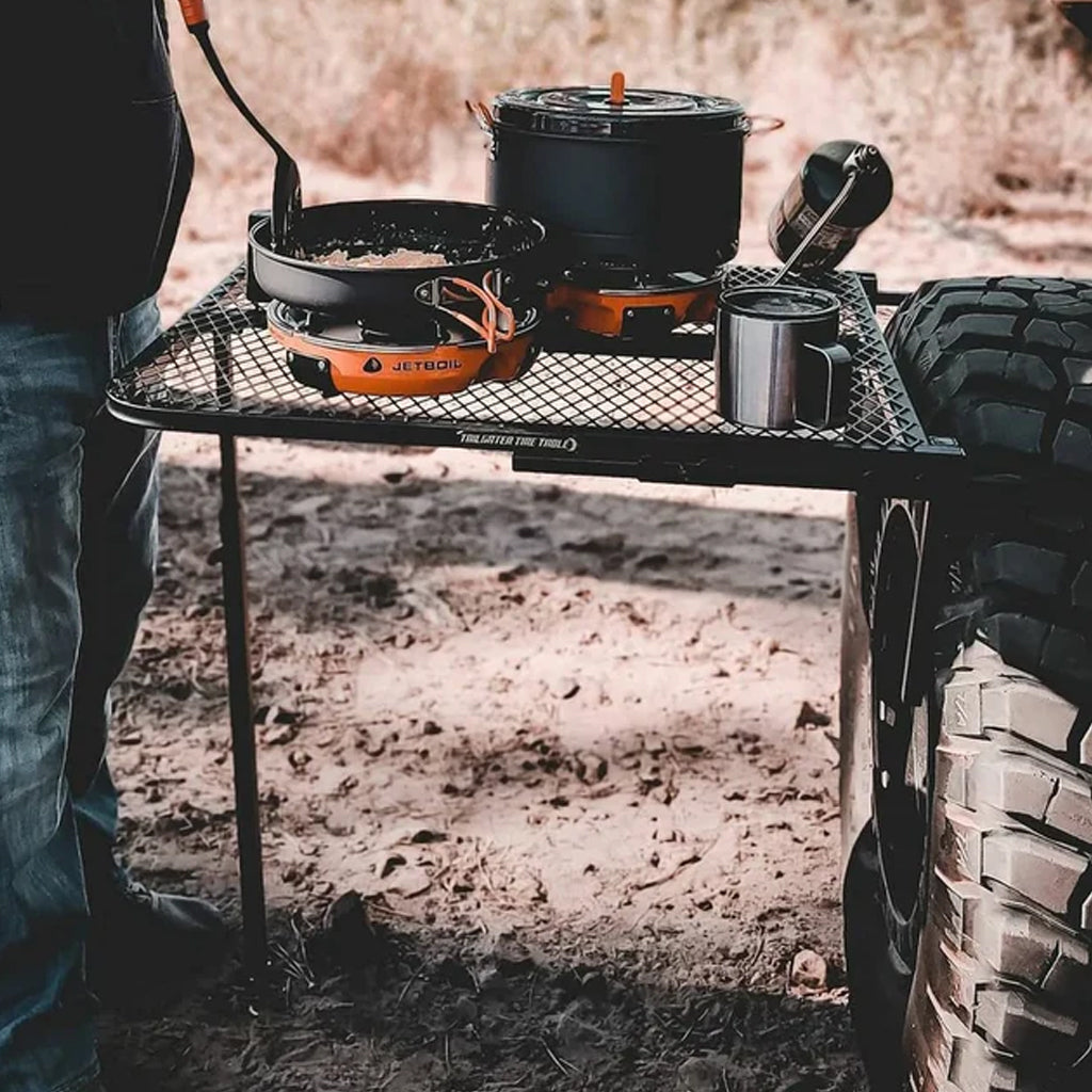 Tailgater Tire Table - ALUMINUM - LARGE Size