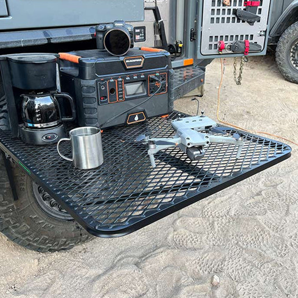 Tailgater Tire Table - ALUMINUM - LARGE Size