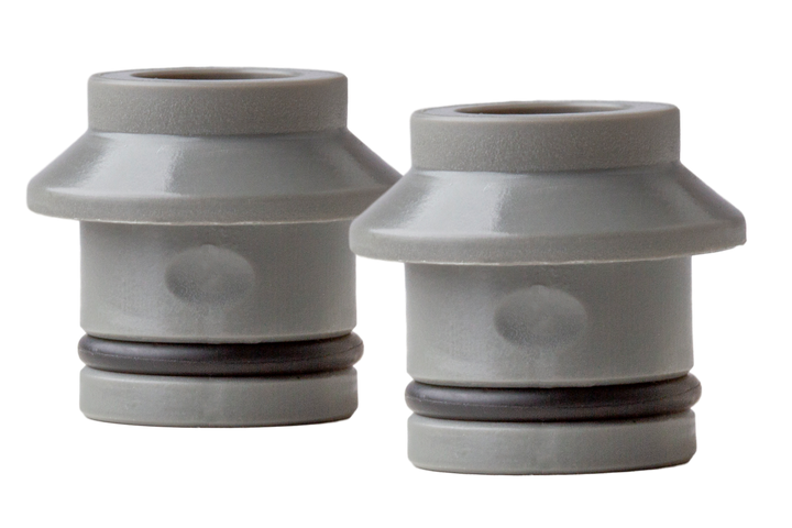 HUSKE 12x100mm Thru-Axle Plugs - GREY