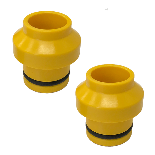 HUSKE 15x110mm Thru-Axle Plugs (Boost) - YELLOW