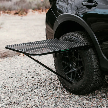 Tailgater Tire Table  - STEEL - LARGE Size  (33.5" L x 28" W x 1.5" H)